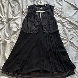 Francesca’s Lace Black Mini Dress